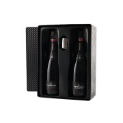 Ferrari - Maximum Brut und Flaschenverschluss in Schwarzer Geschenkbox - 2 x 0.75L