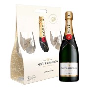 Moët & Chandon - Brut Impérial Geschenkpackung mit 2 Gläsern - 0.75L