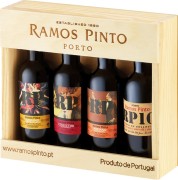 Ramos Pinto - Probierauswahl in Holz Geschenkbox - 4 x 0.09L